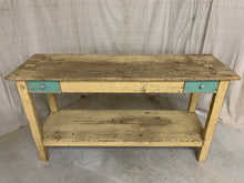 Load image into Gallery viewer, Antique Pine Console Table