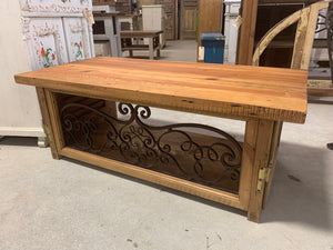 Coffee Table made with French Architectural Parts