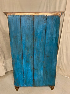 Antique Glass Front Teak Cabinet