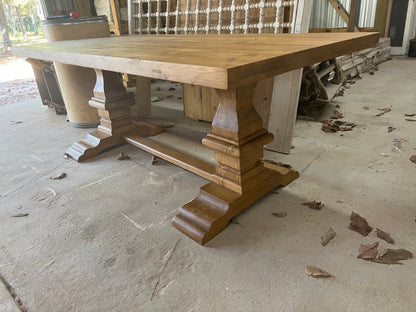 European Pine Trestle Table