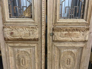 French 1880’s Hand Carved Doors