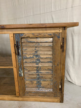 Load image into Gallery viewer, Counter/Console made from 1880’s French Shutters and Carved Doors