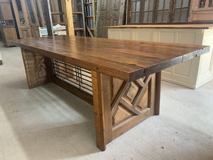 Table made from French Door