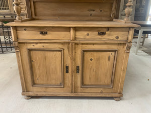 Pine Two Piece Cabinet