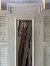 Load image into Gallery viewer, Queen Headboard with French Iron and Shutters