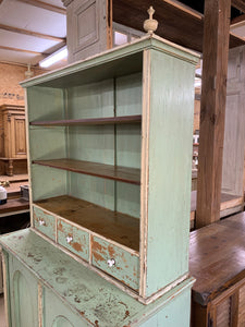 Pine Green Two Piece Cabinet