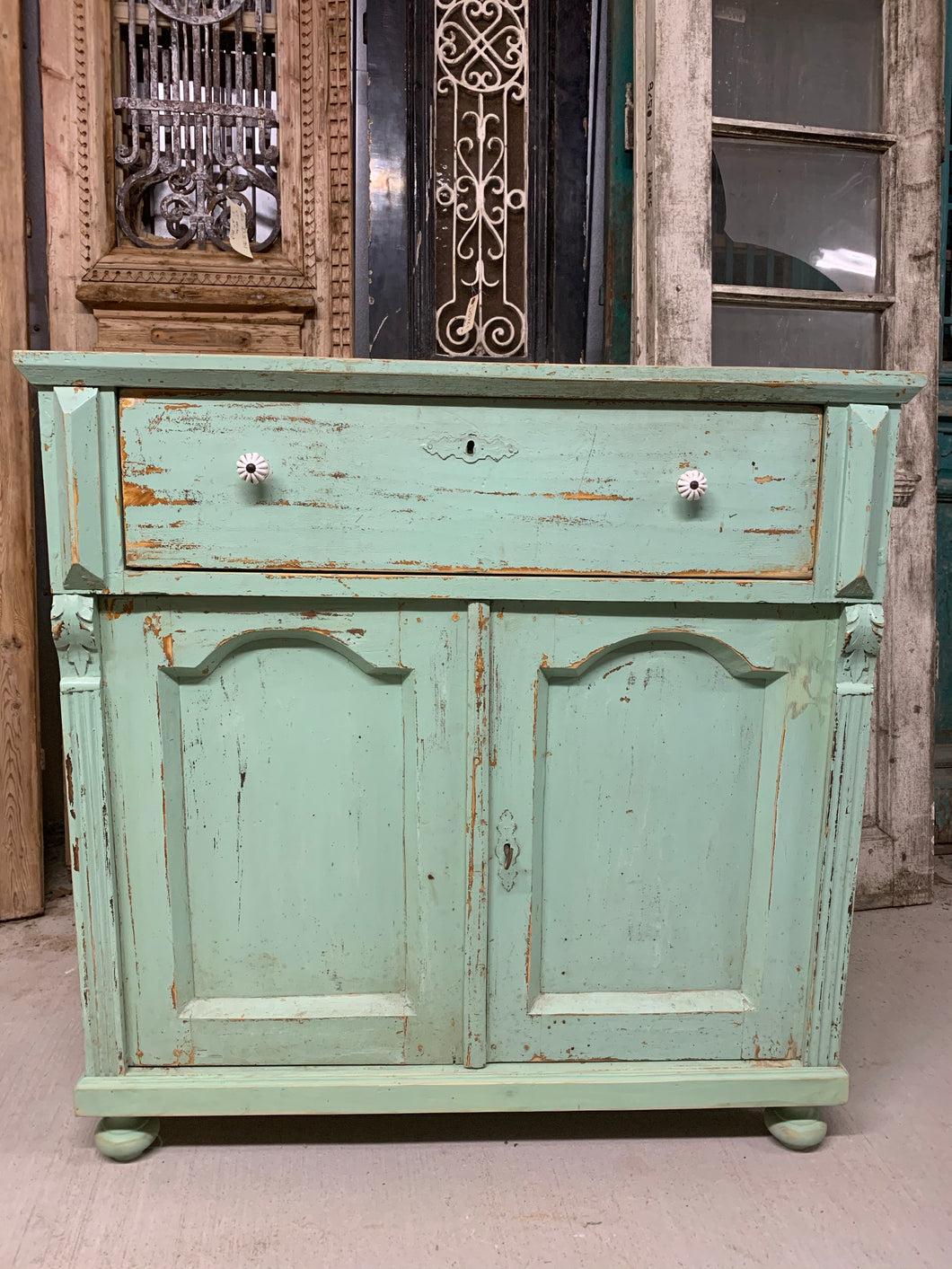 Pine Server Base Cabinet