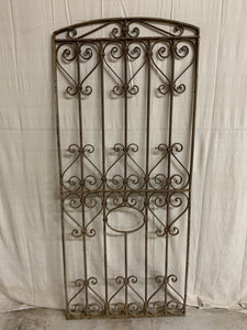 French Iron Panel with Rare Arch