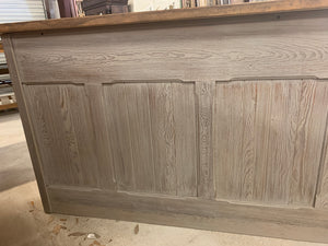 Counter/island made from 1920’s Shop Counter