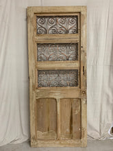 Load image into Gallery viewer, Single French Door with iron inserts- Pantry or Entry Door