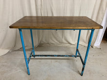 Load image into Gallery viewer, Industrial Table- Blue Base