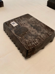Antique Wooden Fabric Block (set of 3)