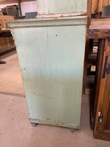 Pine Green Two Piece Cabinet