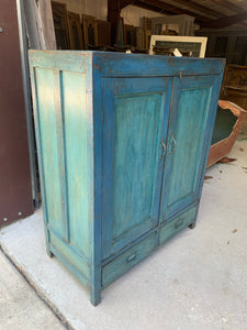 Blue Storage Cabinet