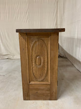 Load image into Gallery viewer, Counter/Console made from 1880’s French Shutters and Carved Doors