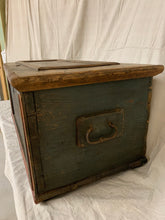 Load image into Gallery viewer, 1860’s Hand-Painted European Pine Trunk