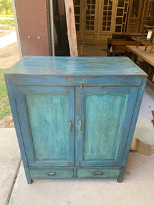 Blue Storage Cabinet