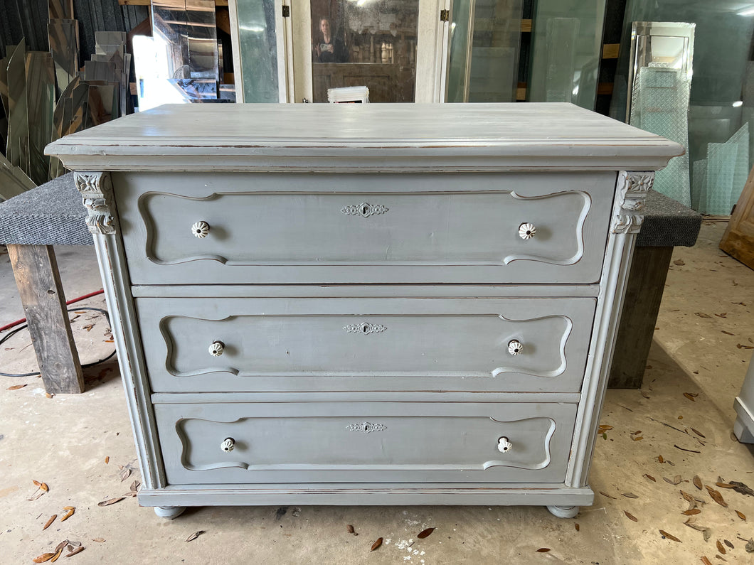 Painted Pine Chest