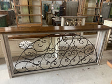 Load image into Gallery viewer, Iron Console made from French Hotel transom