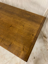 Load image into Gallery viewer, Pine Dining Table with Industrial Base