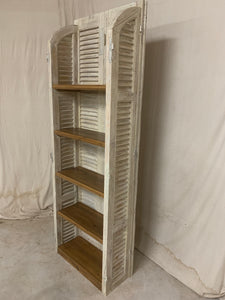 Shutter Bookshelf made from 1880’s Carved French Shutters