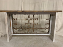 Load image into Gallery viewer, Console made from 1890’s French Iron and Panels