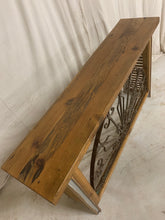 Load image into Gallery viewer, Iron Console made from 1880’s French Iron Transom