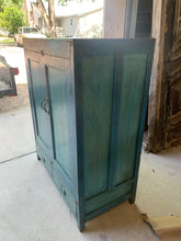 Load image into Gallery viewer, Blue Storage Cabinet