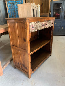Teak Hand-Carved Shelving Unit