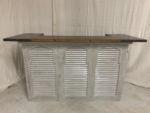 Bar Counter made of French Architectural Elements