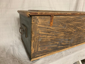 1860’s Hand-Painted European Pine Trunk