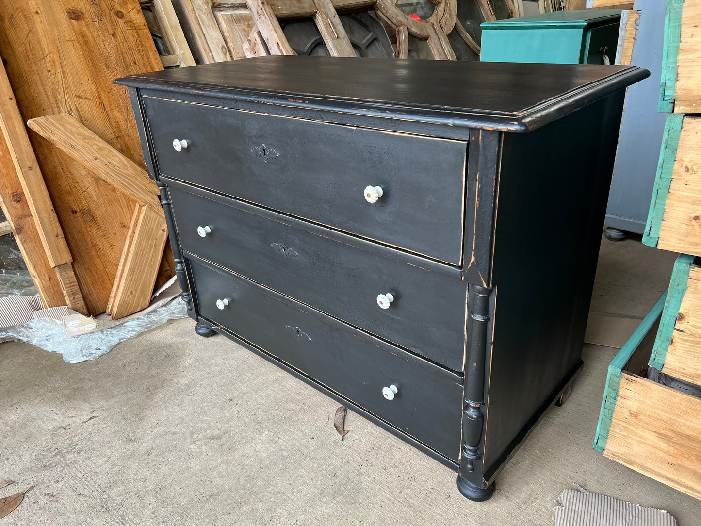 Antique Pine Chest of Drawers