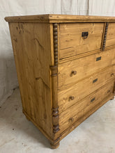 Load image into Gallery viewer, Antique European Pine Chest of Drawers