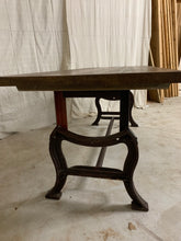 Load image into Gallery viewer, Pine Dining Table with Industrial Base