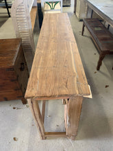 Load image into Gallery viewer, Hand-Carved Teak Console