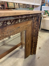 Load image into Gallery viewer, Hand-Carved Teak Console