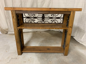 Console made of 1880’s French Iron