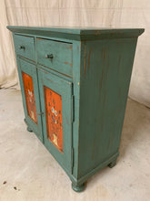 Load image into Gallery viewer, Antique Pine Server/ Base Cabinet with Painted Front