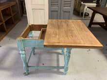 Load image into Gallery viewer, Pine Flip top table with drawer