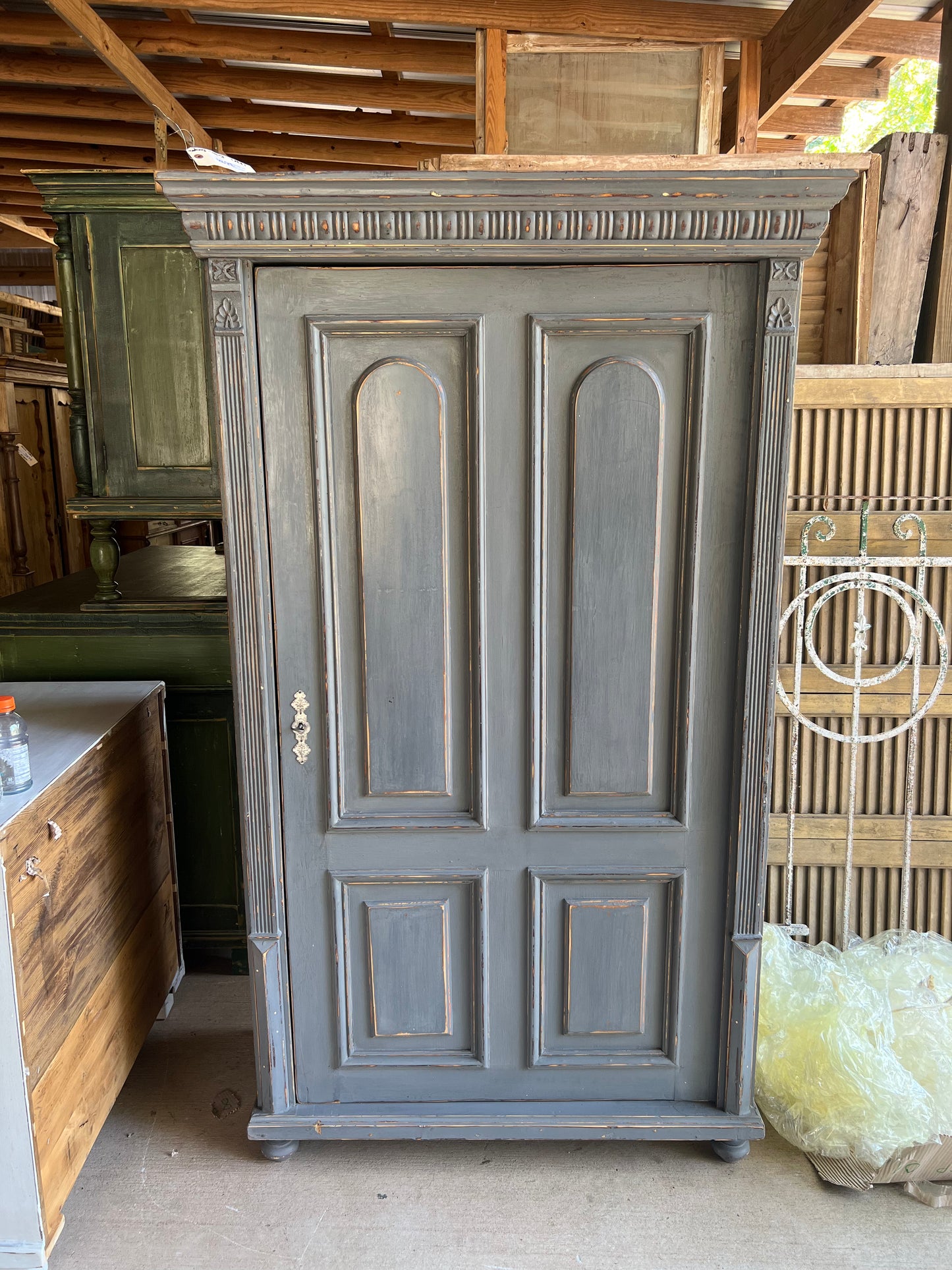 Antique Single Door Armoire