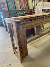 Load image into Gallery viewer, Hand-Carved Teak Console
