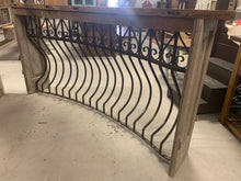 Load image into Gallery viewer, Iron Console made out of French Balcony