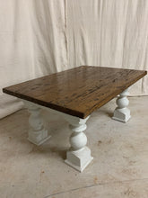 Load image into Gallery viewer, Coffee Table made from 1870’s Split Farmhouse Beams