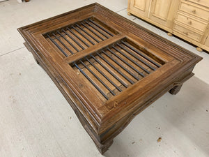 Coffee Table made from Teak Window Unit