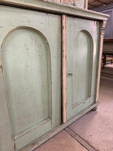 Pine Green Two Piece Cabinet