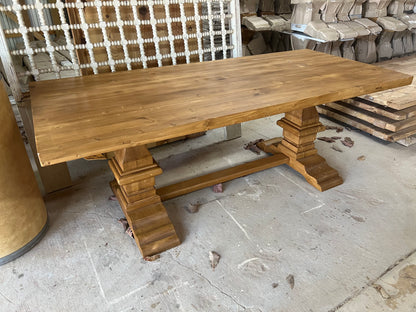 European Pine Trestle Table