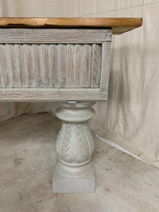Console made from 1880’s French Shutters