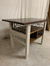Load image into Gallery viewer, Island made from 1880’s French Shutters and Iron