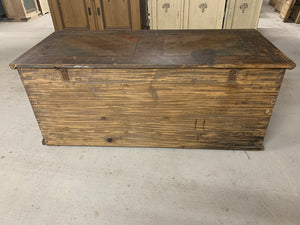 Hand-Painted Blanket Trunk