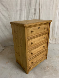 Pine Chest of Drawers- rare size